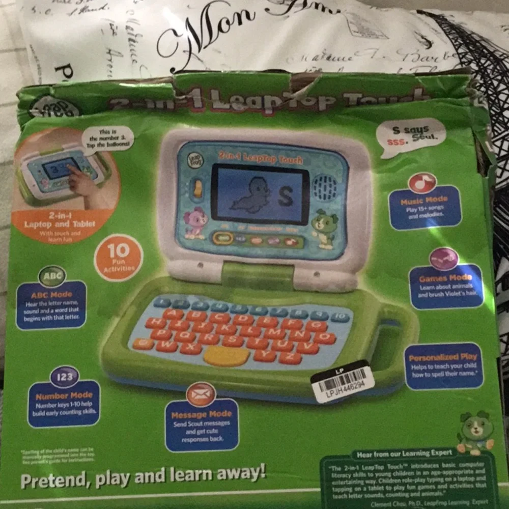 Leap Frog 2-In-1 Leap Top Touch Pad new